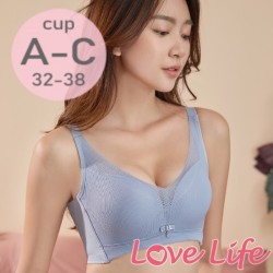 【No.9251】氧氣透感無網圏調整型內衣 A-C杯 32-40